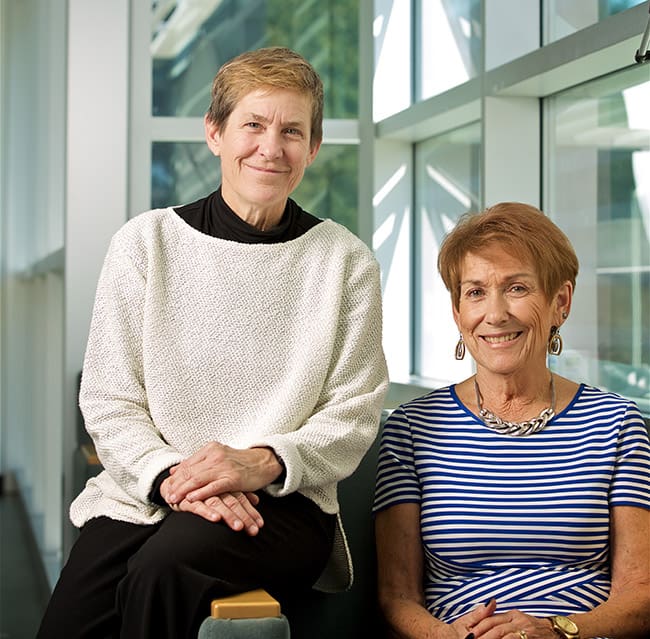 Lisa Wright and Susan Courtney