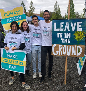Marquis Mason ’14, a climate justice community organizer at Citizens for a Healthy Bay.